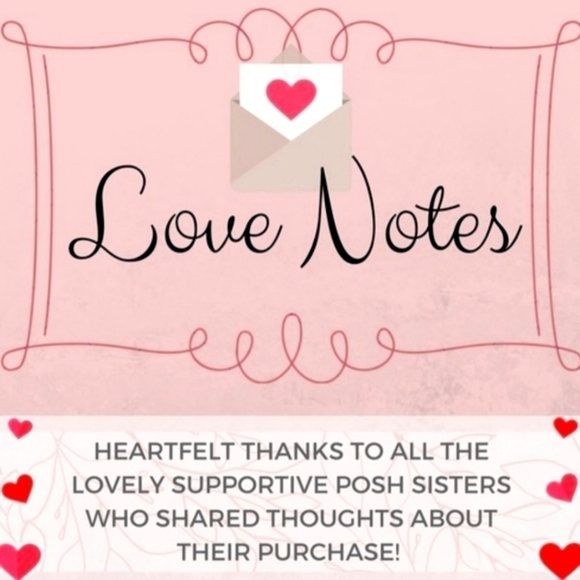 Sellers L♥️VE Posh Love Notes!!! Please Don't Forget to Leave a Love Note! - Picture 1 of 2